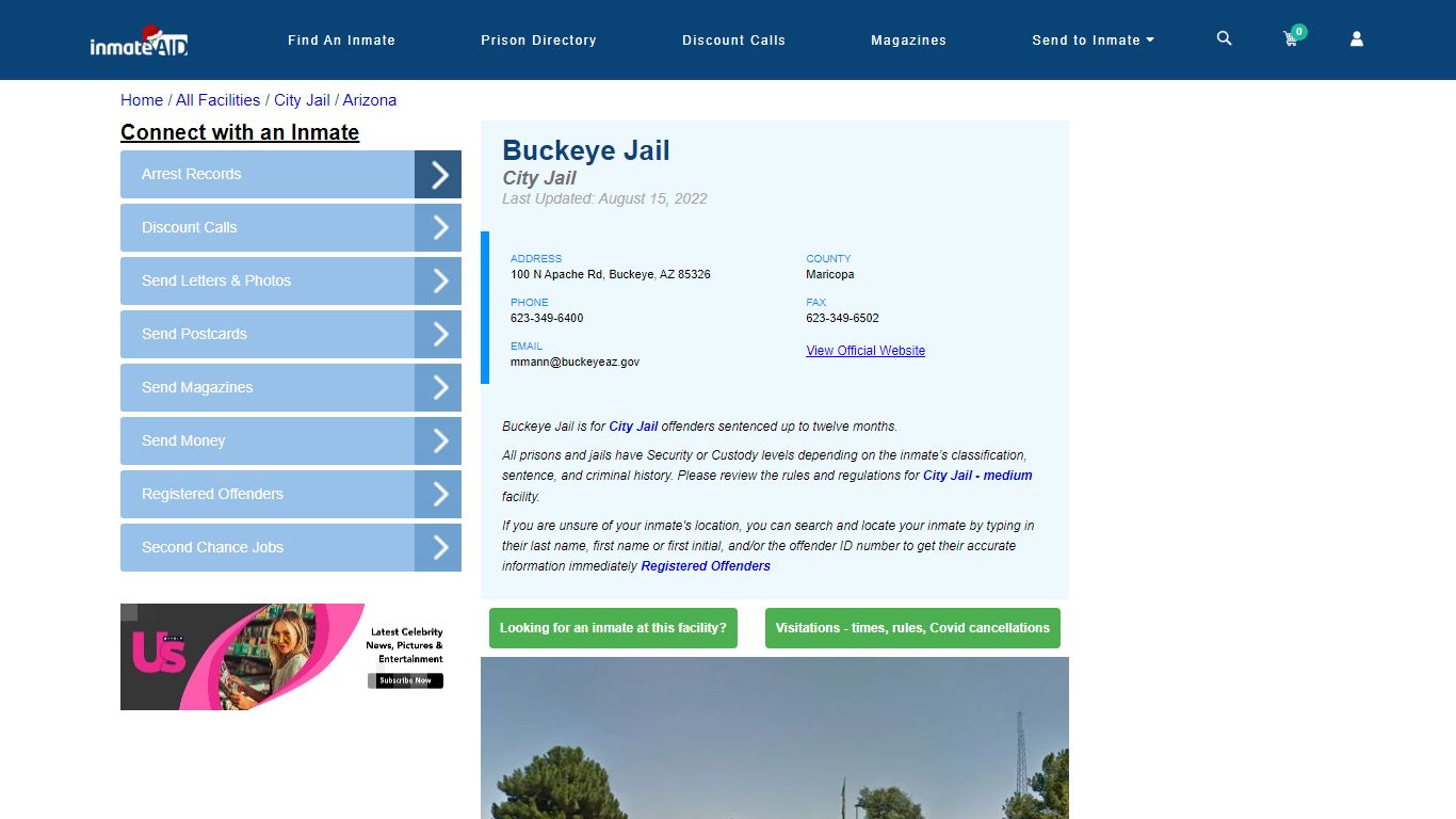 Buckeye Jail | Inmate Locator